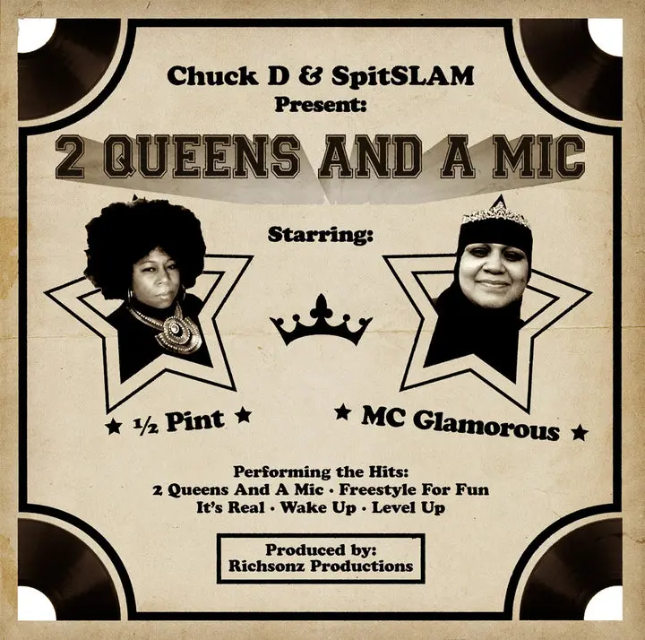 Cover of 1/2 Pint & MC Glamorous - 2 Queens And A Mic EP (CD-R)