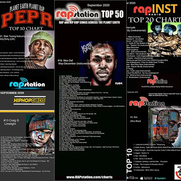 RAPstation Super Charts for September