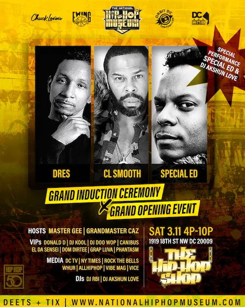 CL Smooth, Special Ed & Black Sheep's Dres To Be Inducted Into National Hip Hop Museum