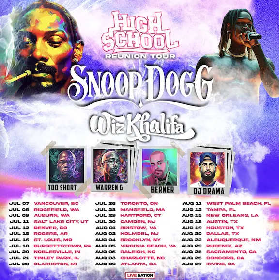 Too $hort, Snoop Dogg, Warren G & More Announce High School Reunion Tour