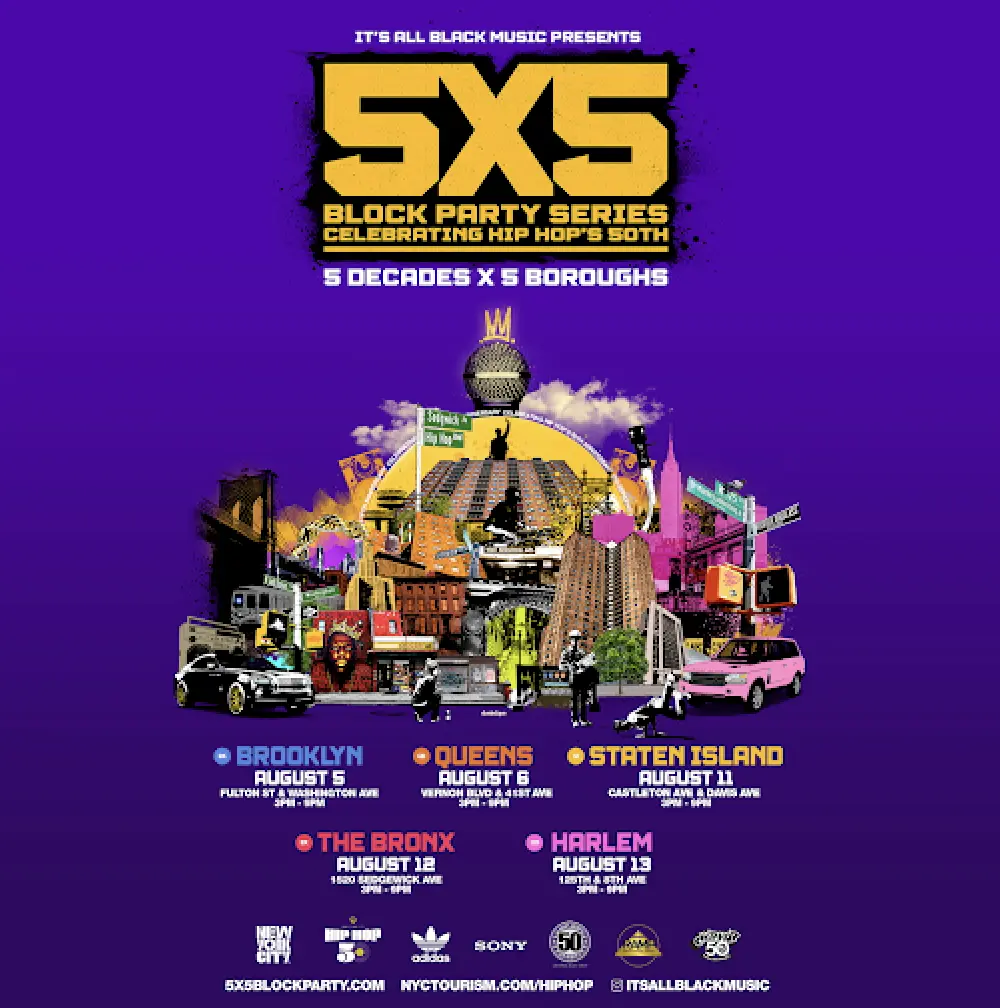 KRS-One, Chuck D + Prince Paul Tapped For The 5x5 Block Party Series In NYC