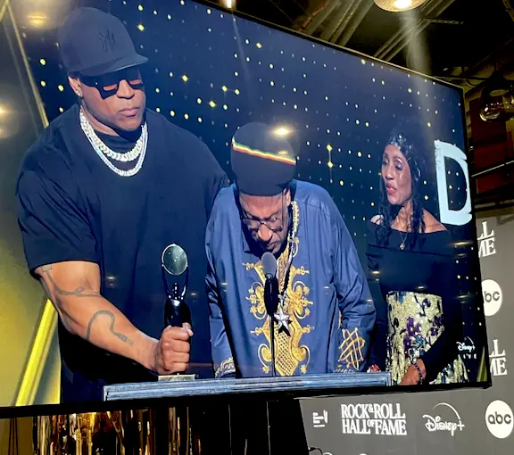 DJ Kool Herc Gets Emotional As He Accepts Rock Hall Honor From LL COOL J