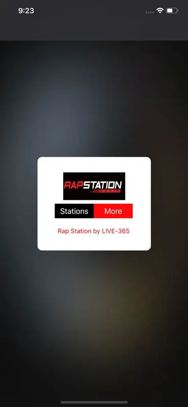 Screenshot 1 of Rapstation Network iOS App