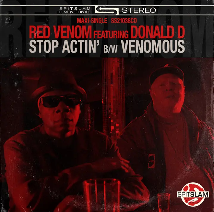 Cover of Red Venom - Stop Actin' / Venomous (CD-R Maxi-Single)